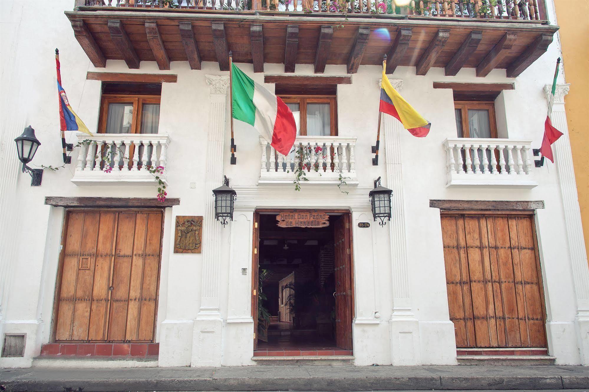Hotel Don Pedro De Heredia Картахена Экстерьер фото